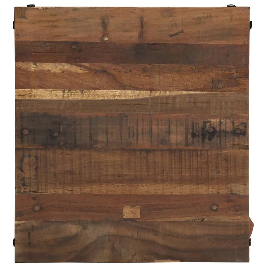Table basse Marron 60 x 55 x 40 cm Bois Recyclé Solide - 5