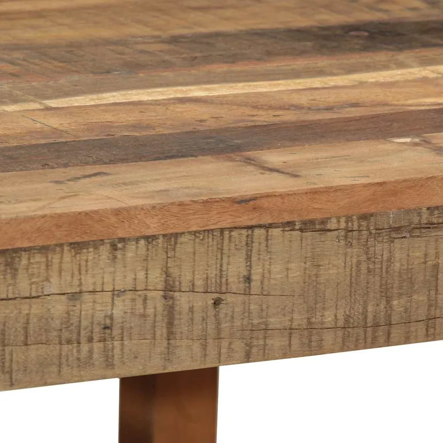 Table basse Marron 60 x 55 x 40 cm Bois Recyclé Solide - 9