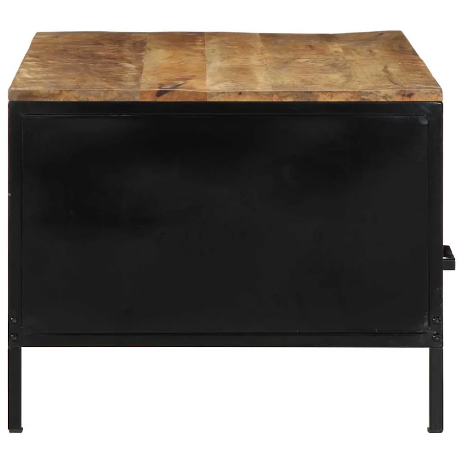 Table basse avec tiroir Marron 90 x 50 x 40 cm - 6