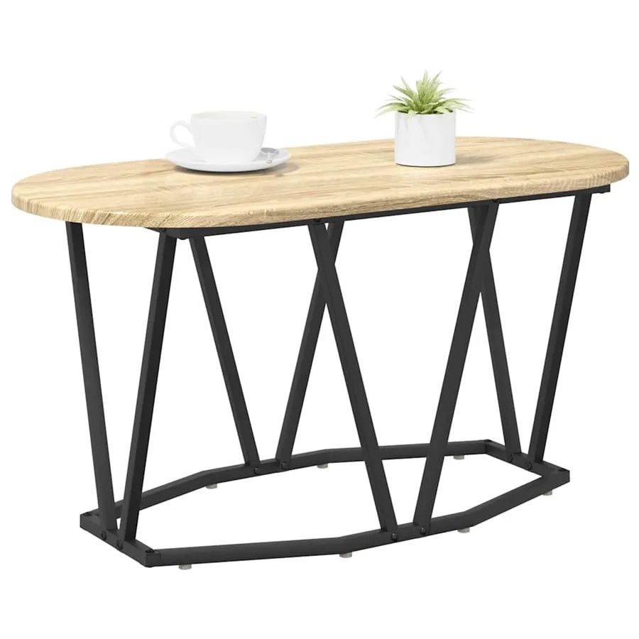 Table basse Chêne Sonoma 80 x 40 x 40.5 cm - 3