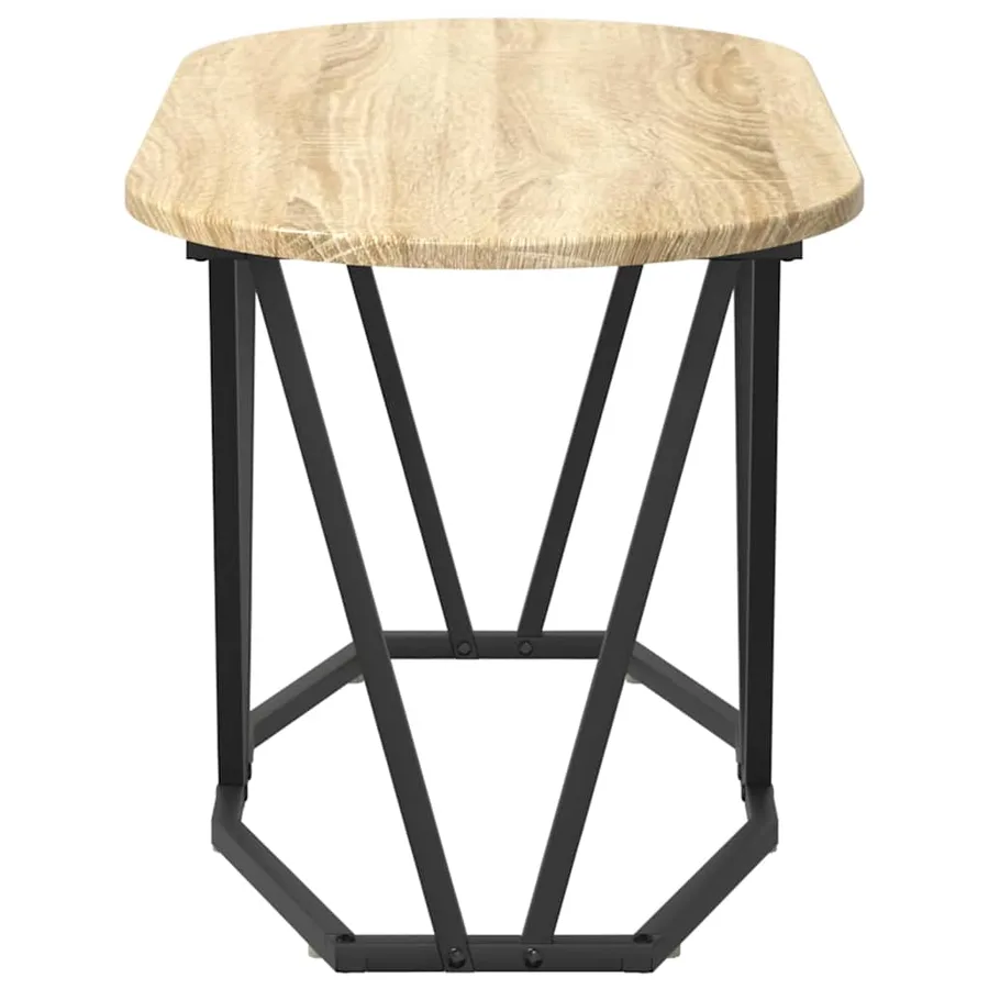 Table basse Chêne Sonoma 80 x 40 x 40.5 cm - 6