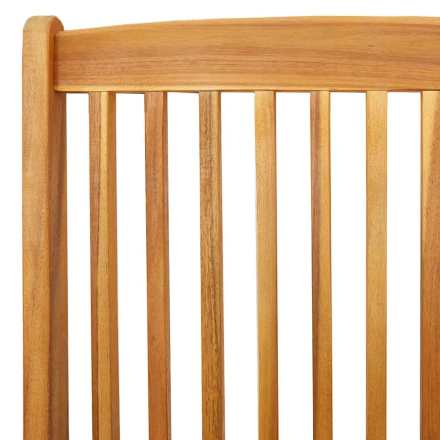 Ensemble bistro de jardin 3 pcs Marron Bois d'Acacia Massif - 11