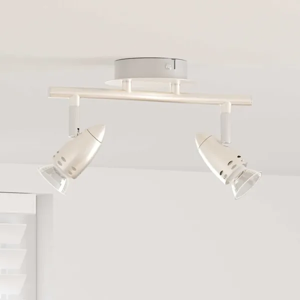 Spot de plafond Nickel 27 x 10 x 12 cm Métal