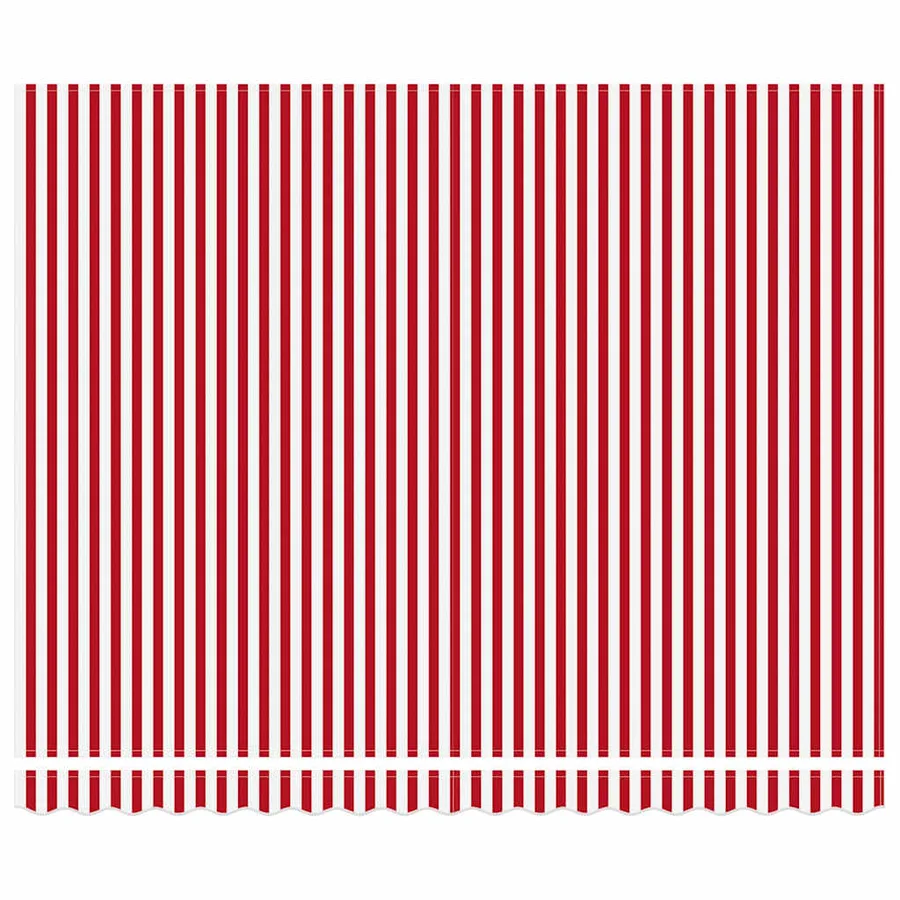 Auvent rétractable Rouge et Blanc 400 × 350 cm - 7