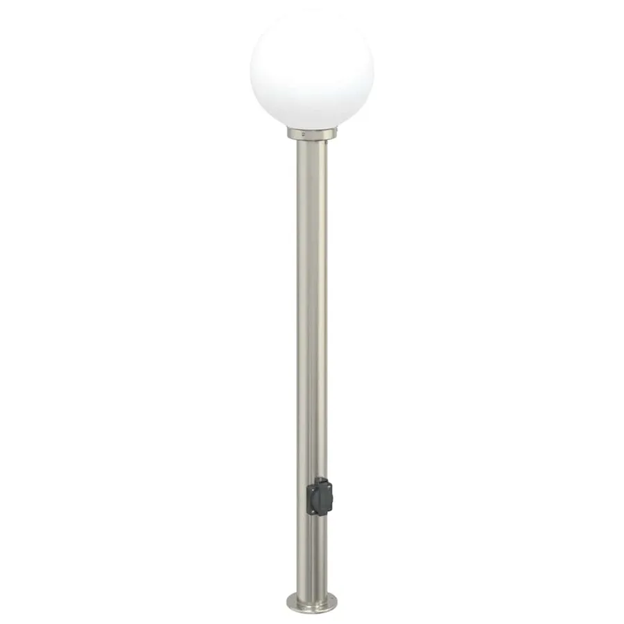 Bornes lumineuses avec sortie lot de 3 120 cm acier inoxydable IP44 - 4