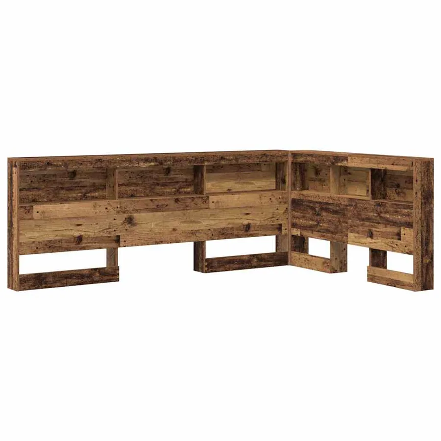 Tête de lit de rangement Bois Ancien 207,5 x 137,5 x 76,5 cm - 2