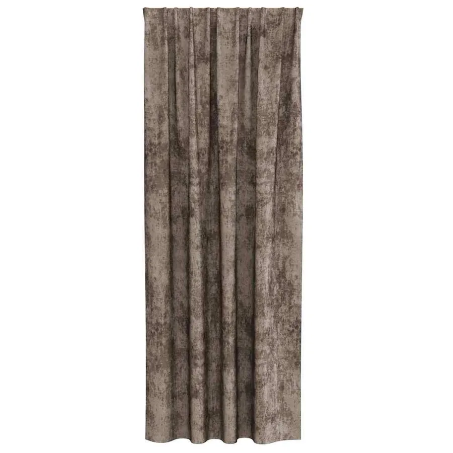 Rideaux en velours 2 pcs Cappuccino 225 x 140 cm Velours - 4