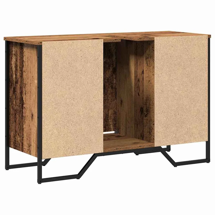 Meuble de Lavabo de Salle de Bain Bois Ancien 91 x 35 x 60 cm - 7