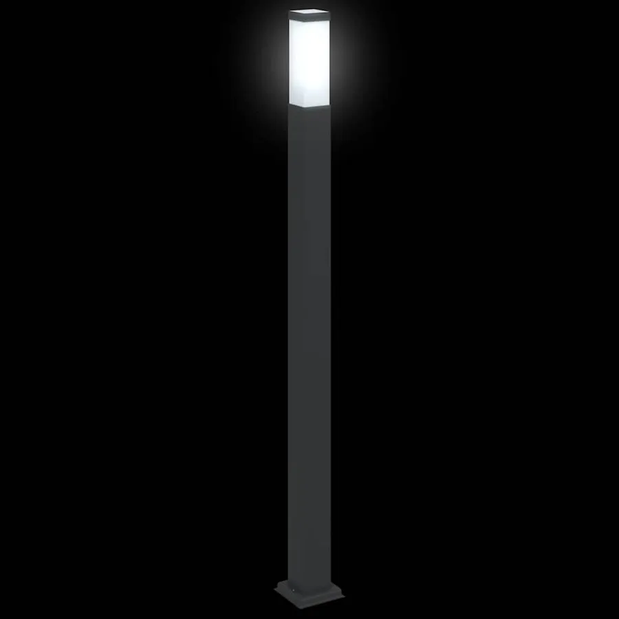Borne lumineuse lot de 3 110 cm noire IP44 - 5