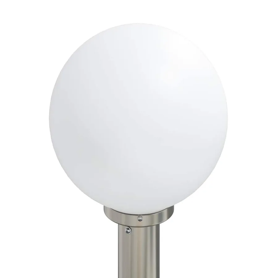 Bornes lumineuses avec sortie lot de 3 80 cm acier inoxydable IP44 - 6