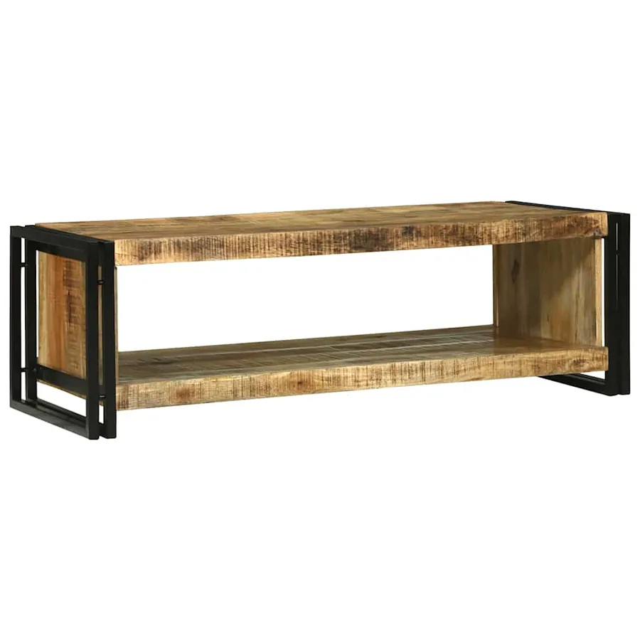 Table basse Marron 120 x 50 x 38 cm Bois de mangue massif