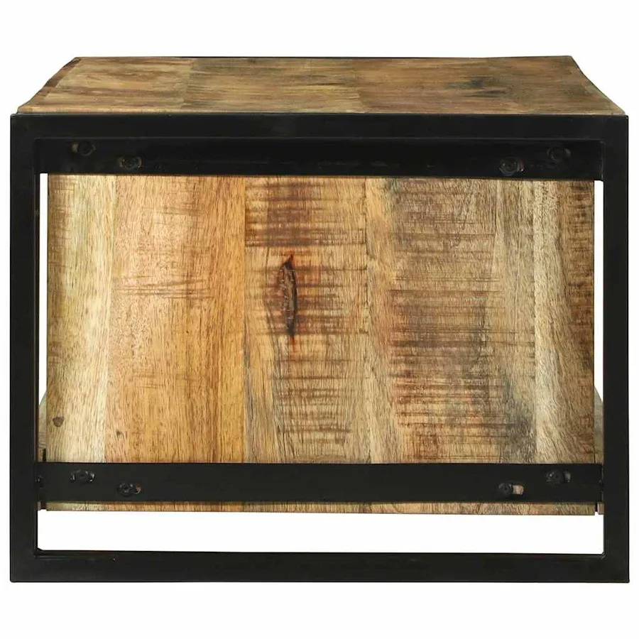 Table basse Marron 120 x 50 x 38 cm Bois de mangue massif - 4