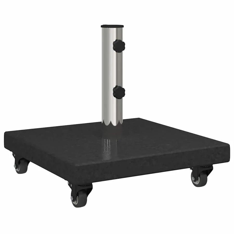 Pied de parasol 30kg Noir Granite Carré - 2