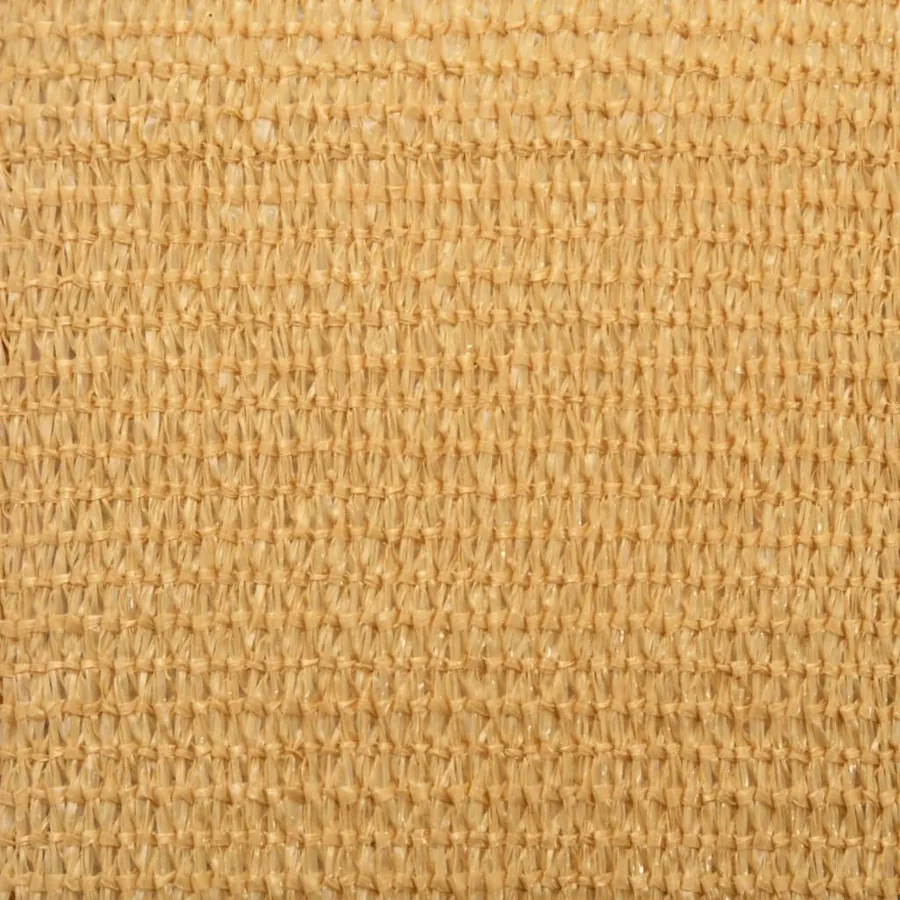 Voile d'ombrage 160 g/m² carré sable 5x5 m PEHD - 9