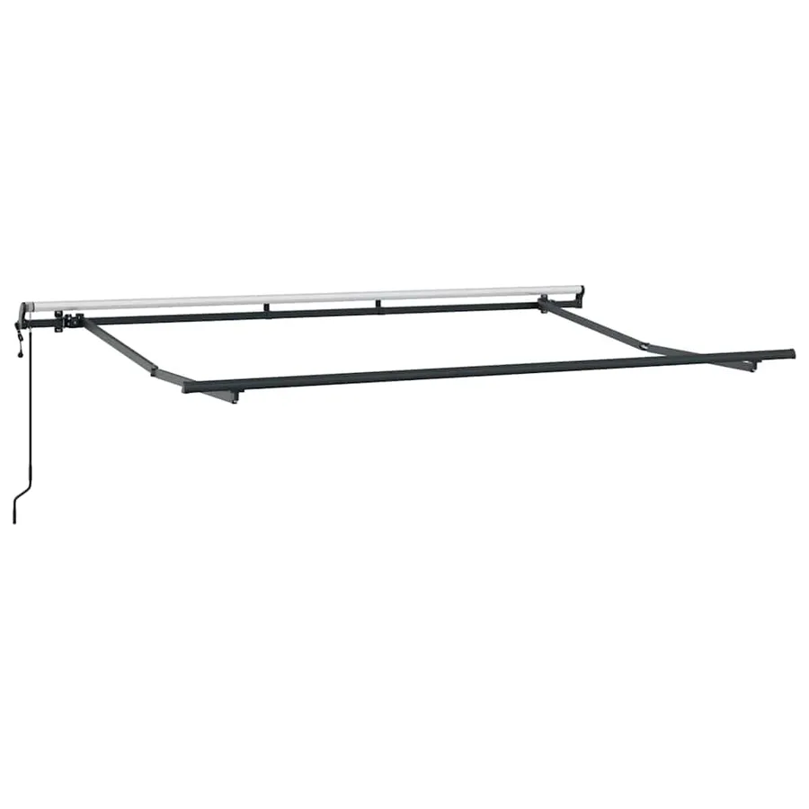 Cadre d'auvent Anthracite 3,5 x 2 m Métal - 2