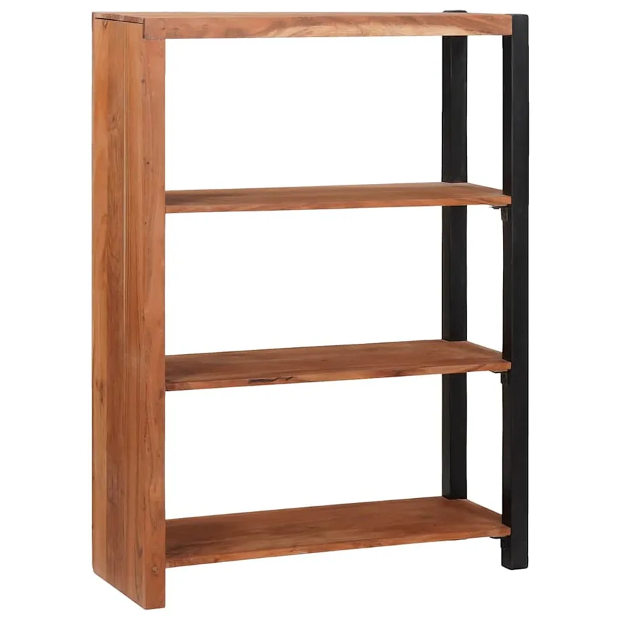 Étagère Marron 80 x 30 x 110 cm Bois d'Acacia Massif - 3