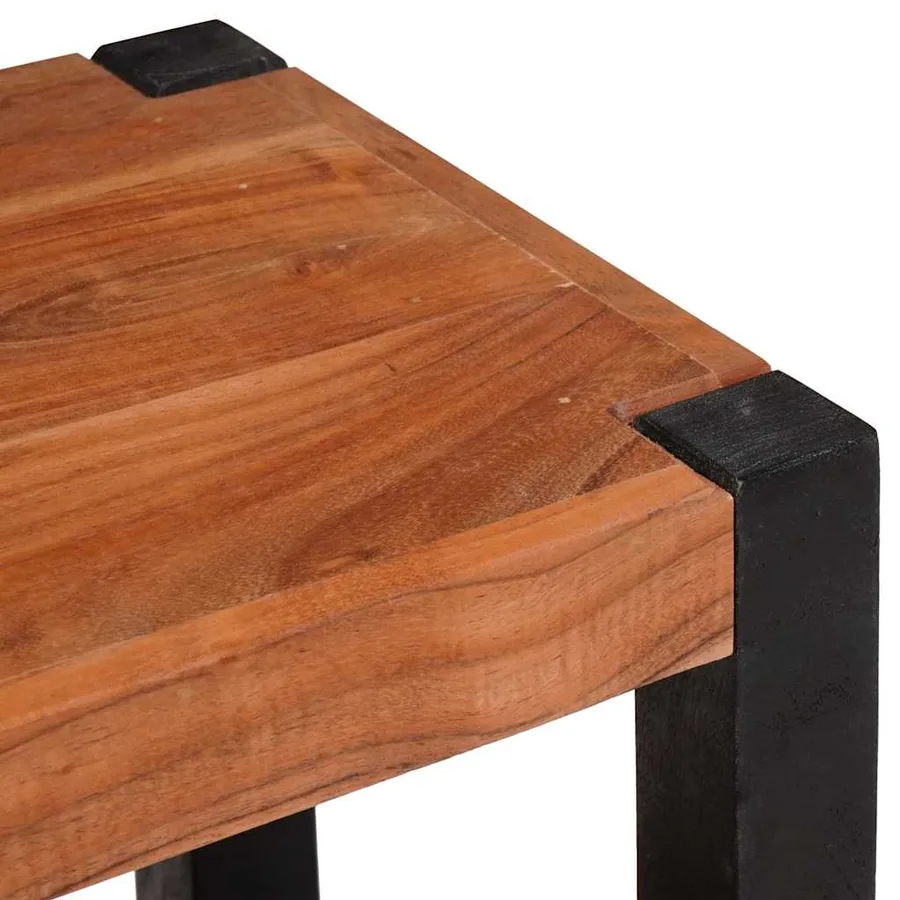 Étagère Marron 80 x 30 x 110 cm Bois d'Acacia Massif - 8