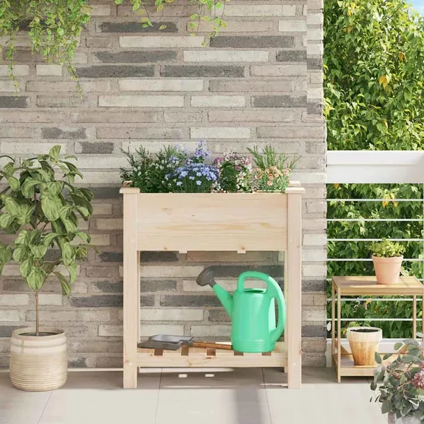Cache-pot de jardin Beige 71 x 37 x 76,5 cm
