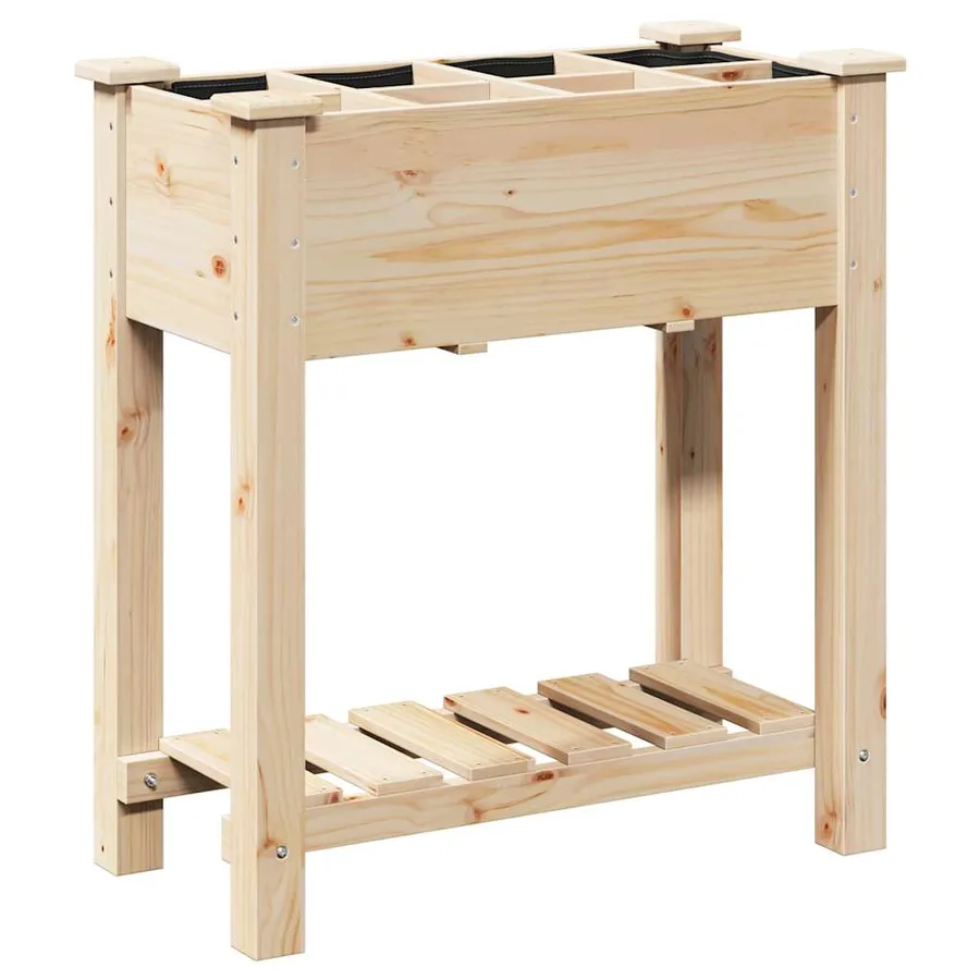 Cache-pot de jardin Beige 71 x 37 x 76,5 cm - 2
