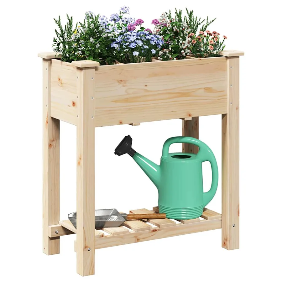 Cache-pot de jardin Beige 71 x 37 x 76,5 cm - 3