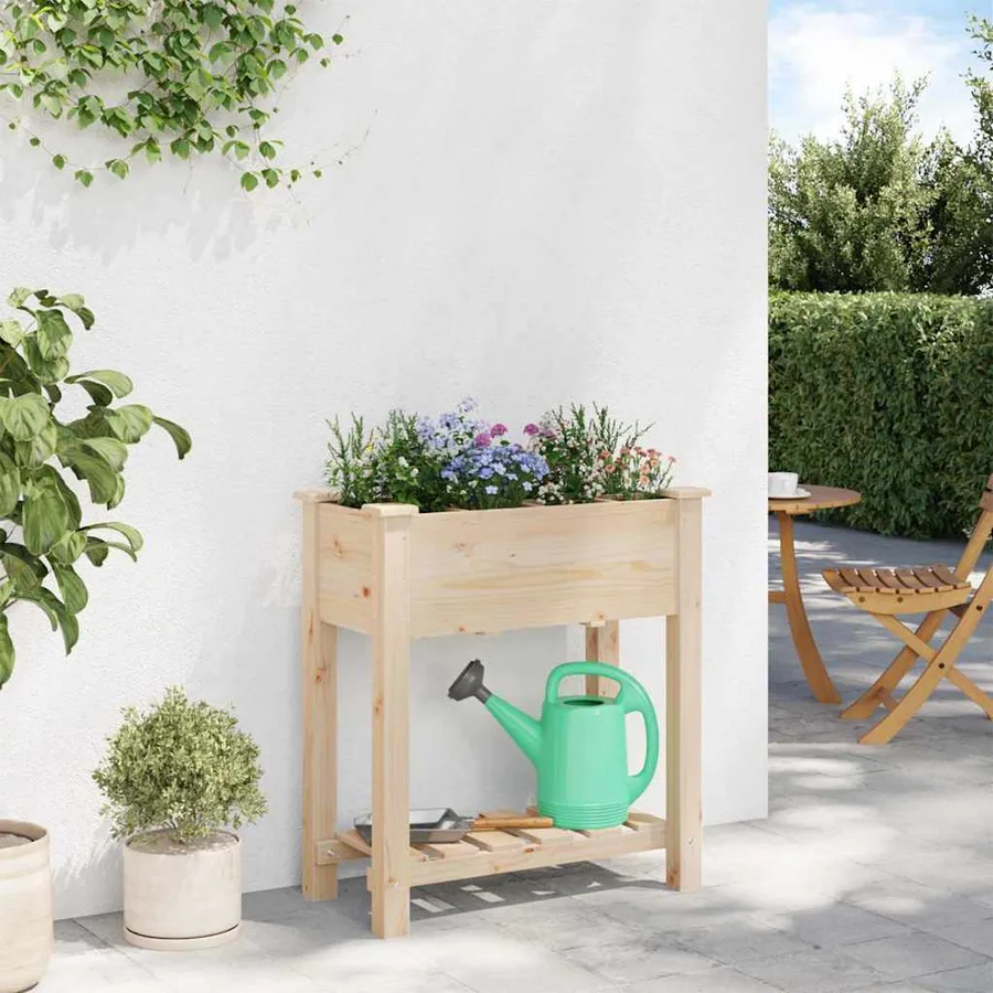 Cache-pot de jardin Beige 71 x 37 x 76,5 cm - 4