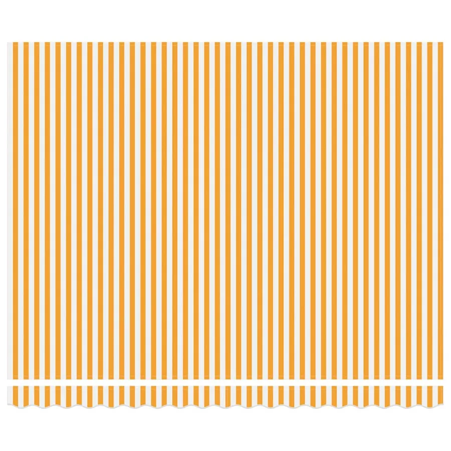 Cadre d'auvent Jaune et blanc 400 × 300 cm - 6