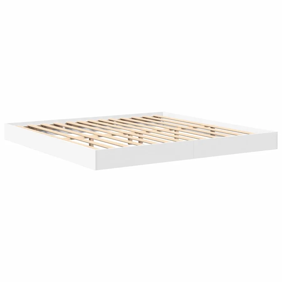 Lit Bibliothèque Blanc 180 x 200 cm Bois d'ingénierie - 5
