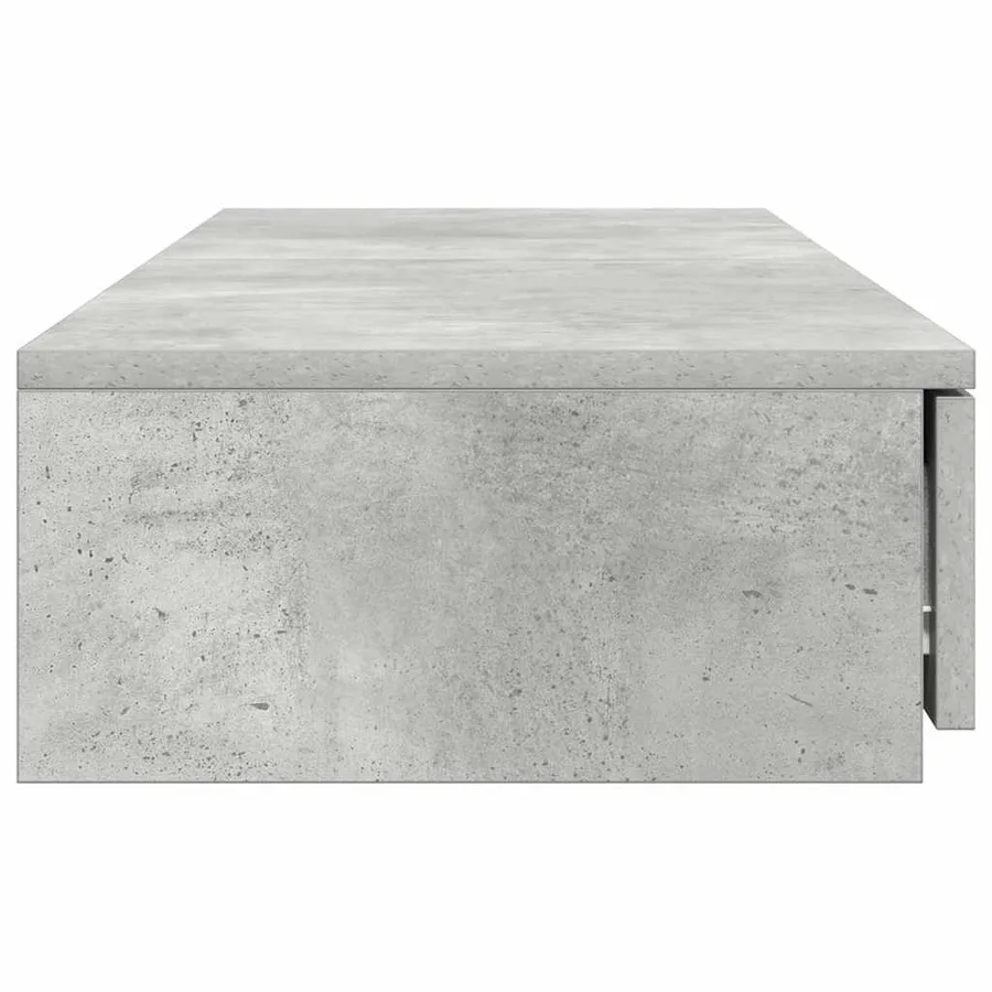 Tiroirs de lit avec tiroir Gris béton 120 x 36,5 x 16,5 cm - 7
