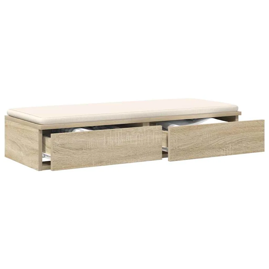 Tiroirs de lit avec tiroir Chêne Sonoma 100 x 36,5 x 16,5 cm - 3