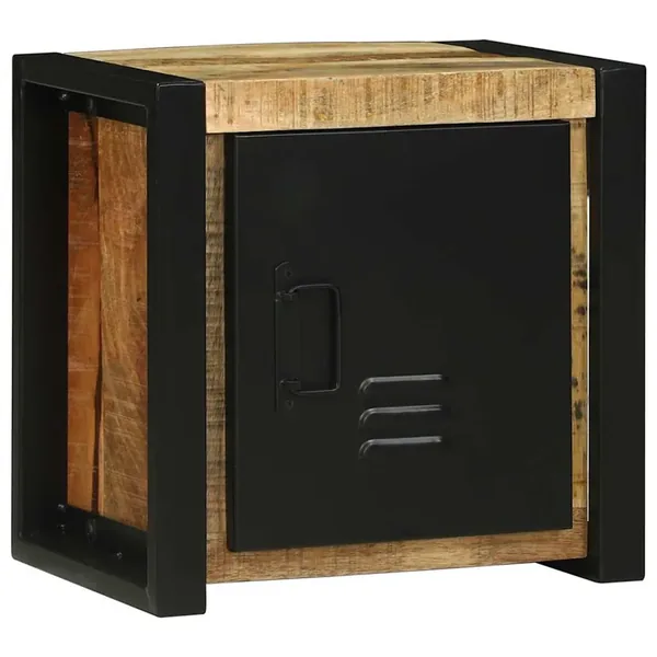 Armoire de salle de bain Marron Bois de mangue massif