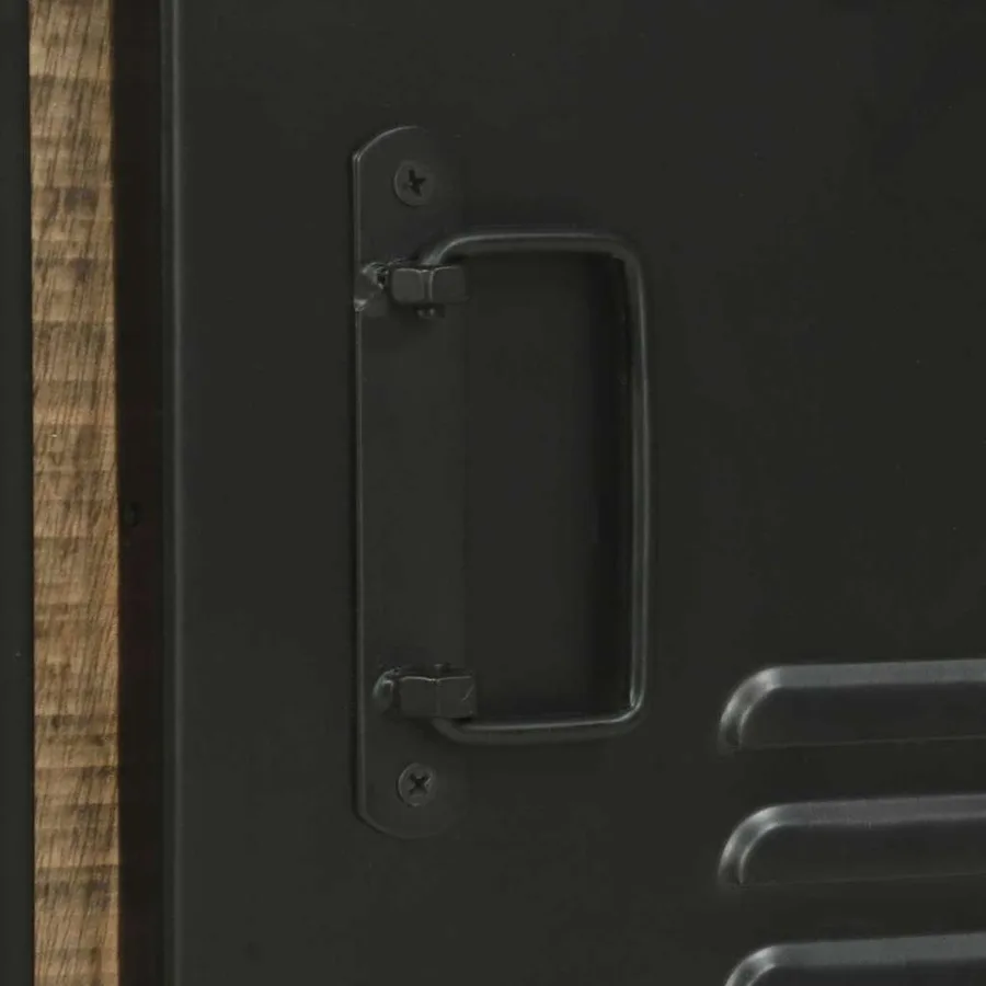 Armoire de salle de bain Marron Bois de mangue massif - 10