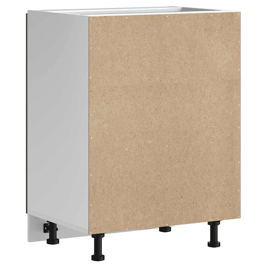 Meuble bas pour évier Kalmar chêne marron bois d'ingénierie - 7