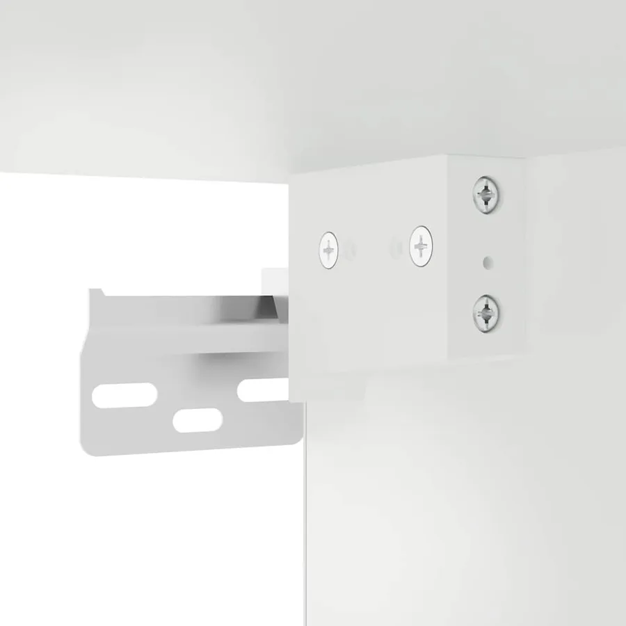 Armoire murale de cuisine avec porte en verre Lucca noir - 12