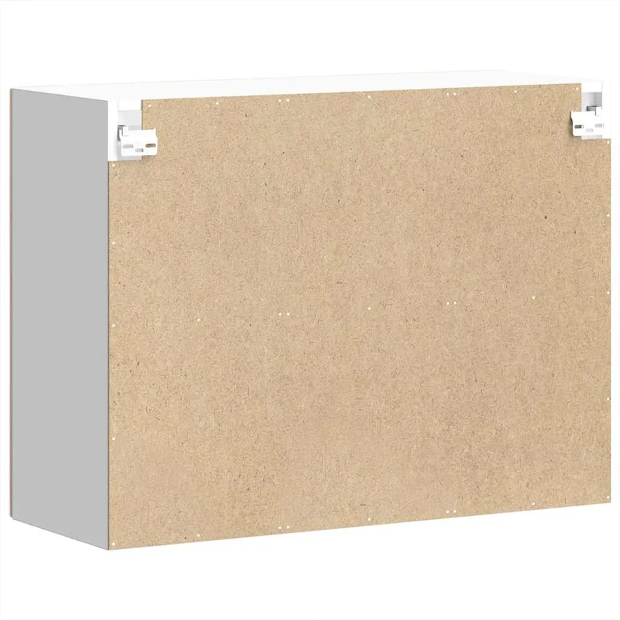 Armoire murale de cuisine avec porte vitrée "Lucca" en chêne Sonoma - 9