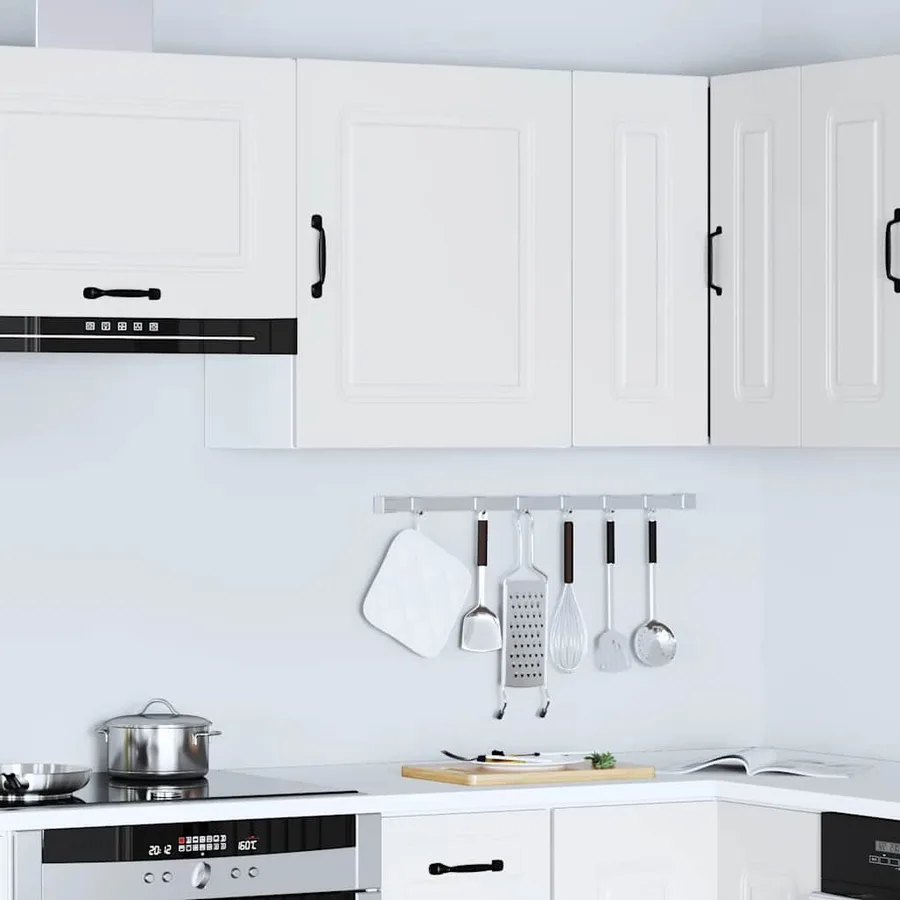 Armoire murale de cuisine Kalmar blanc bois d'ingénierie - 3