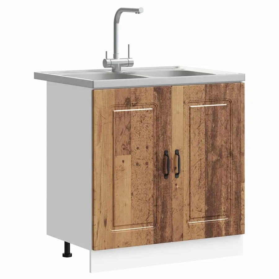 Armoire de cuisine Kalmar Bois ancien 80 x 46 x 81,5 cm - 3