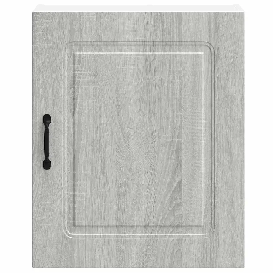 Armoire murale de cuisine Kalmar en bois d'ingénierie gris Sonoma - 5