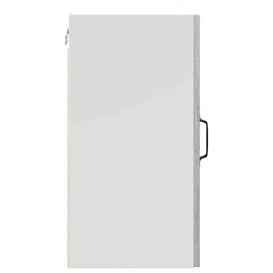 Armoire murale de cuisine Kalmar en bois d'ingénierie gris Sonoma - 7