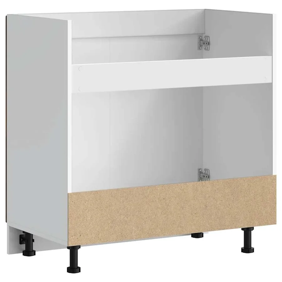 Meuble bas pour évier Kalmar chêne fumé bois d'ingénierie - 7