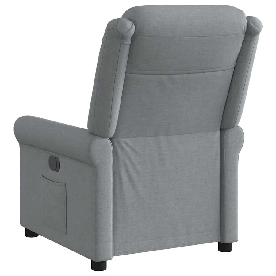 Fauteuil inclinable Gris clair Tissu - 5