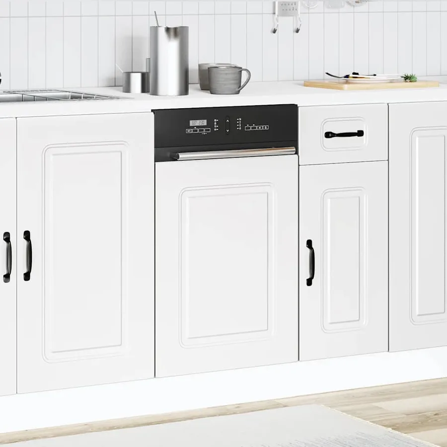 Panneau de lave-vaisselle Kalmar blanc 45x1,5x57 cm - 3