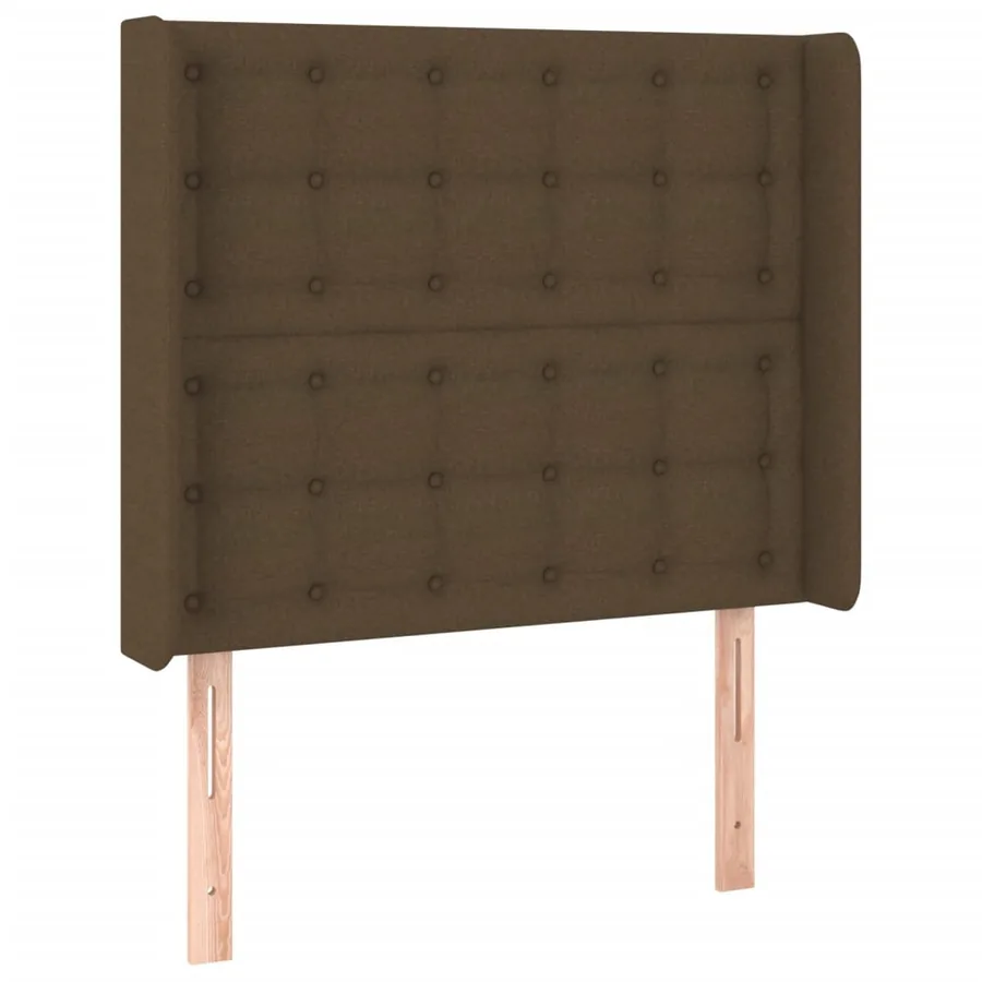 Sommier à lattes de lit avec matelas Marron foncé 100x200 cm - 6