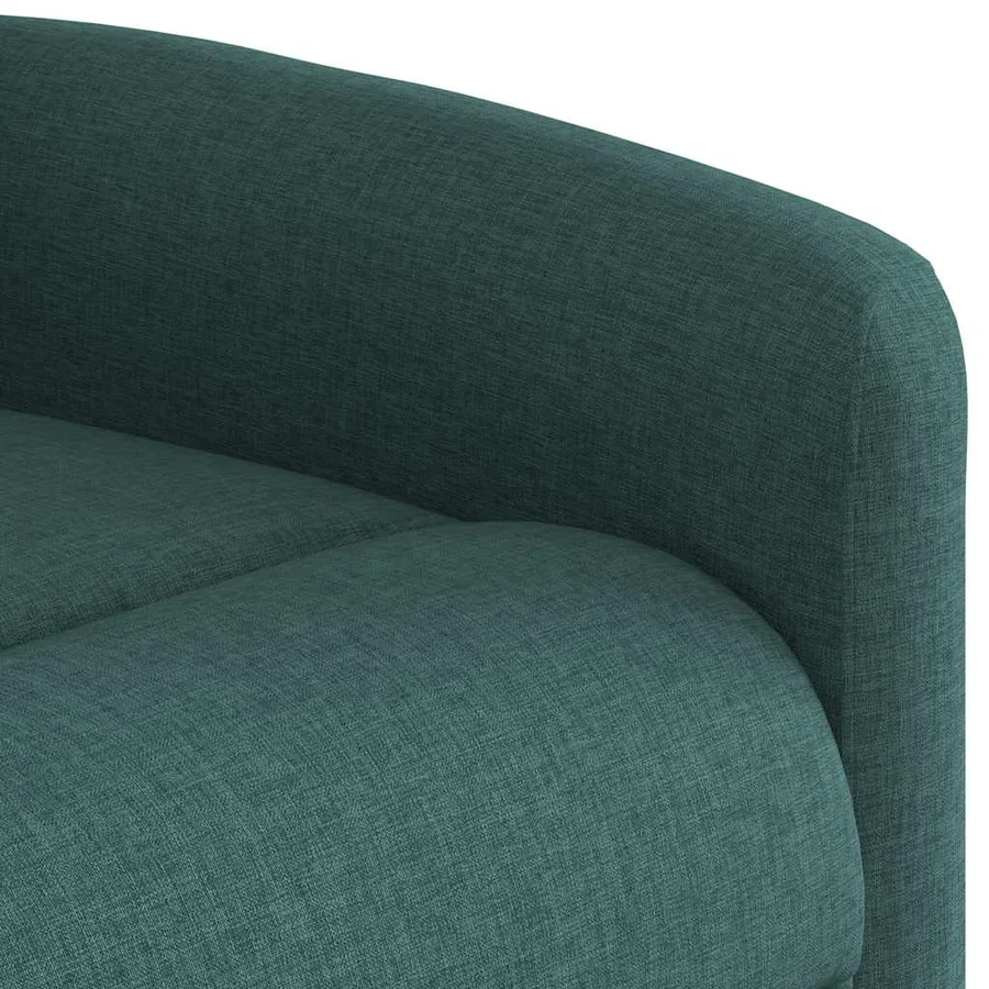Fauteuil inclinable électrique vert foncé tissu - 12
