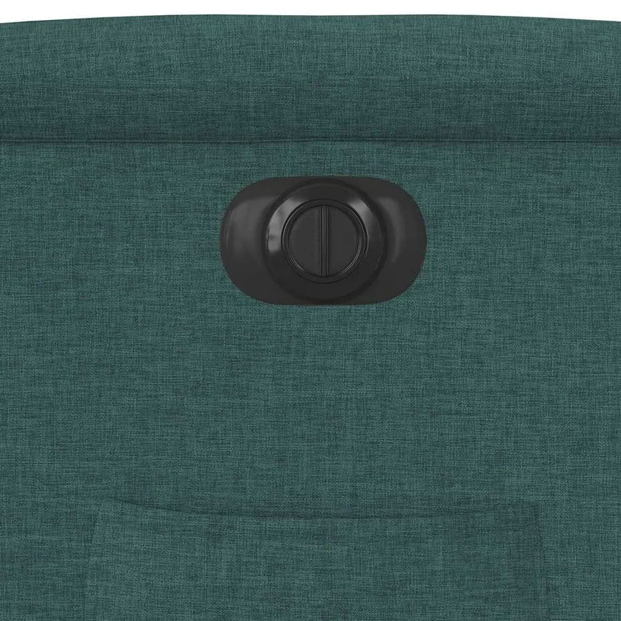 Fauteuil inclinable électrique vert foncé tissu - 13