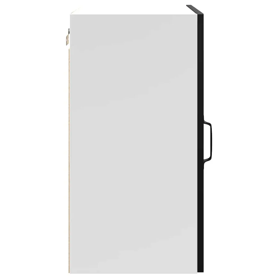 Armoire murale de cuisine Kalmar noir bois d'ingénierie - 7