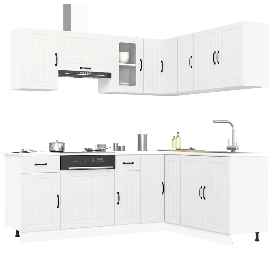 Ensemble d'armoires de cuisine 11 pcs Kalmar bois d'ingénierie