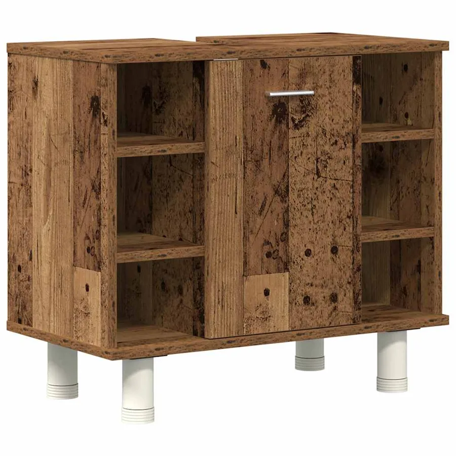 Ensemble de meubles salle de bain 3 pcs bois d'ingénierie - 9