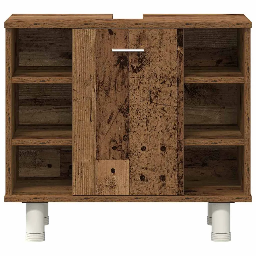Ensemble de meubles salle de bain 4 pcs bois d'ingénierie - 11