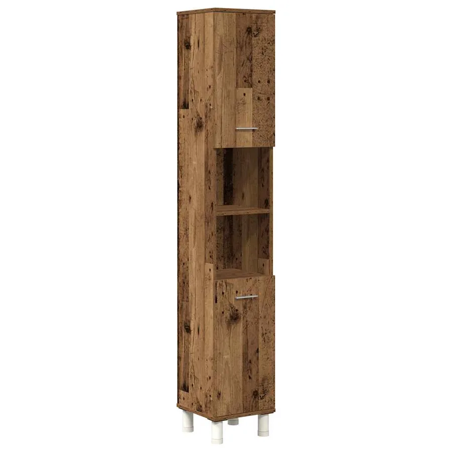 Ensemble de meubles salle de bain 4 pcs bois d'ingénierie - 6
