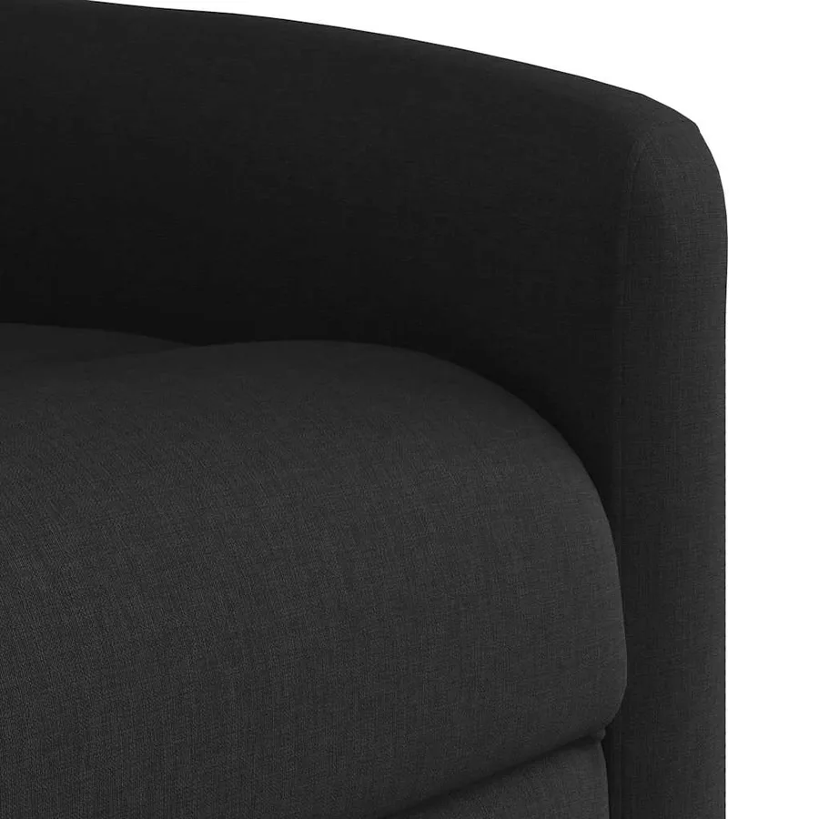 Fauteuil inclinable électrique Noir Tissu - 11